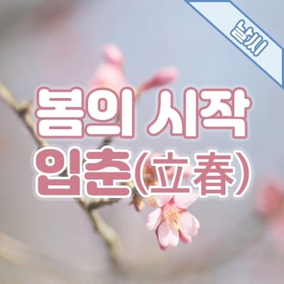[2026년] 24절기에 대하여, 봄의 시작 '입춘(立春)'🌸